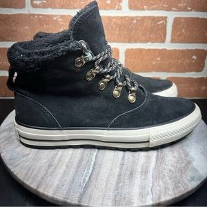 Converse Chuck Taylor Ember Boots Hi Shoes Womens Size 7 Sneakers Black.